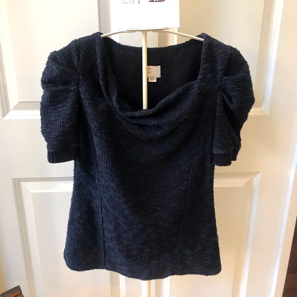 🌞❤️Anthropologie Navy Top! Darling! Xs